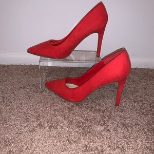 Forever 21 Orange Pop Heels